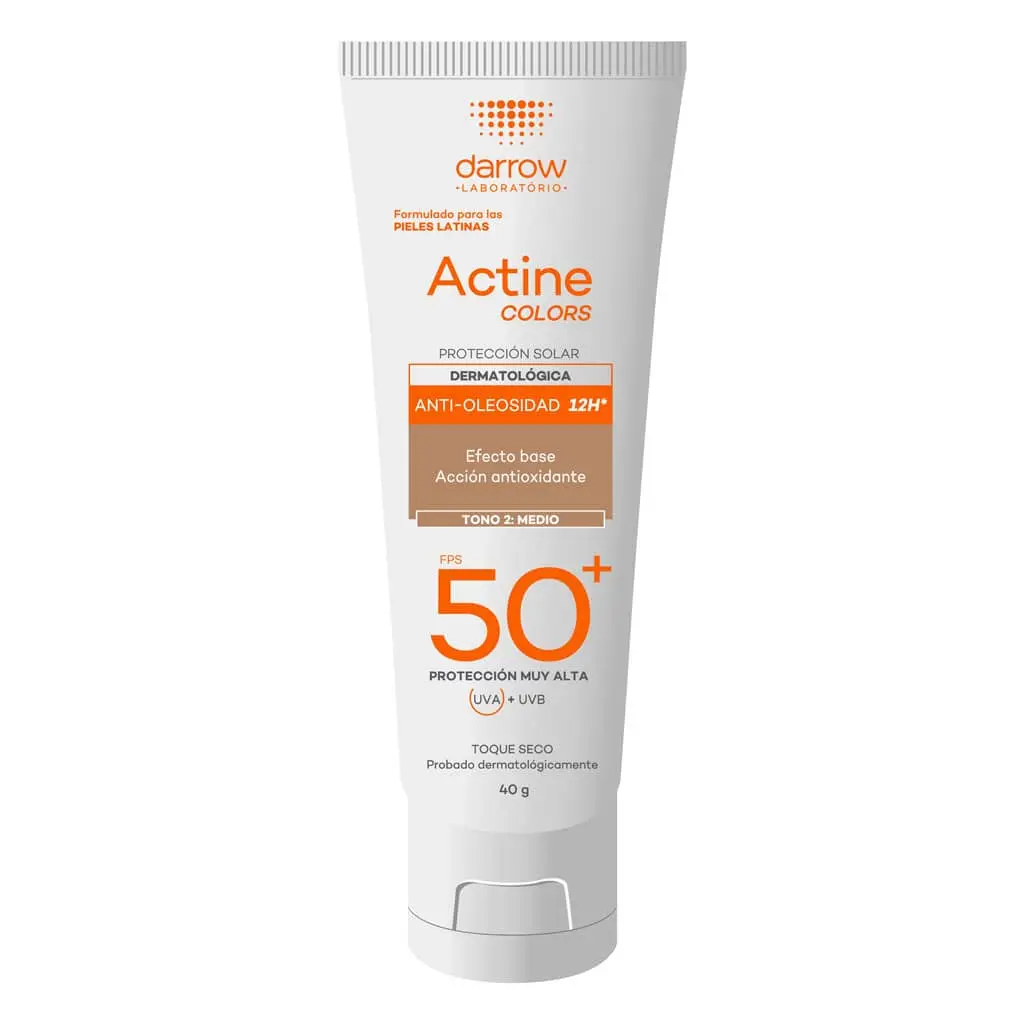 Darrow Actine Colors Protector Solar Fps50+ Tono 2 Medio 40 gr