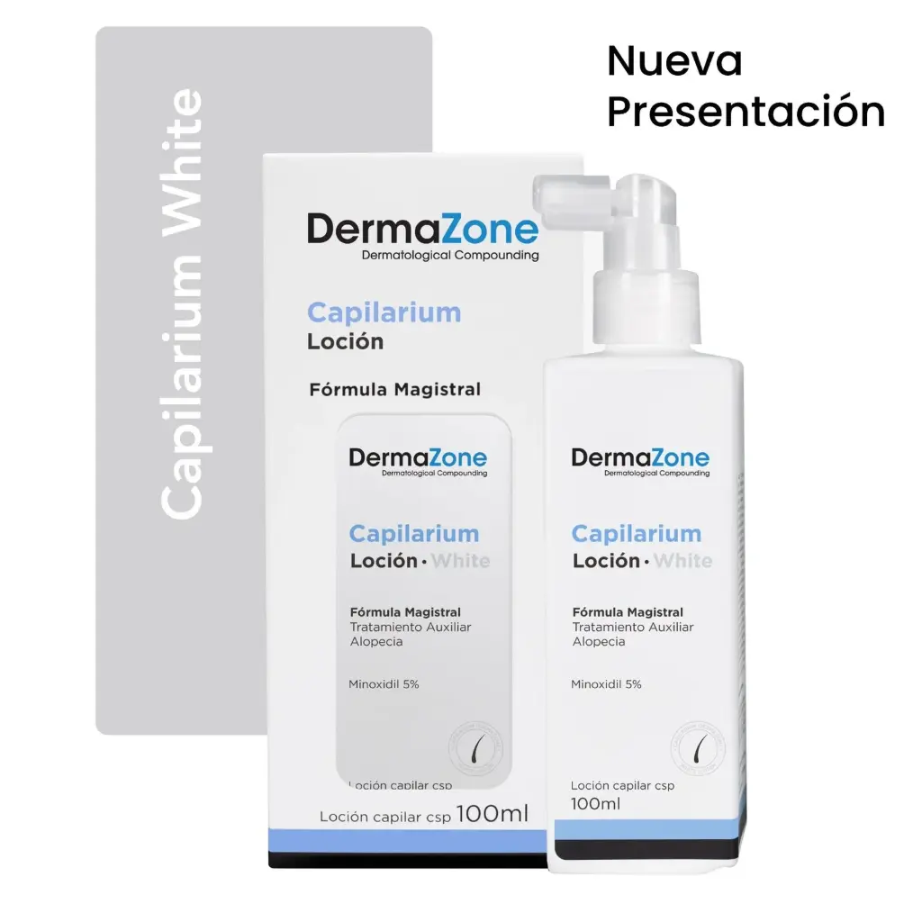 Capilarium White. Minoxidil 5%, Locion Csp 100 ML